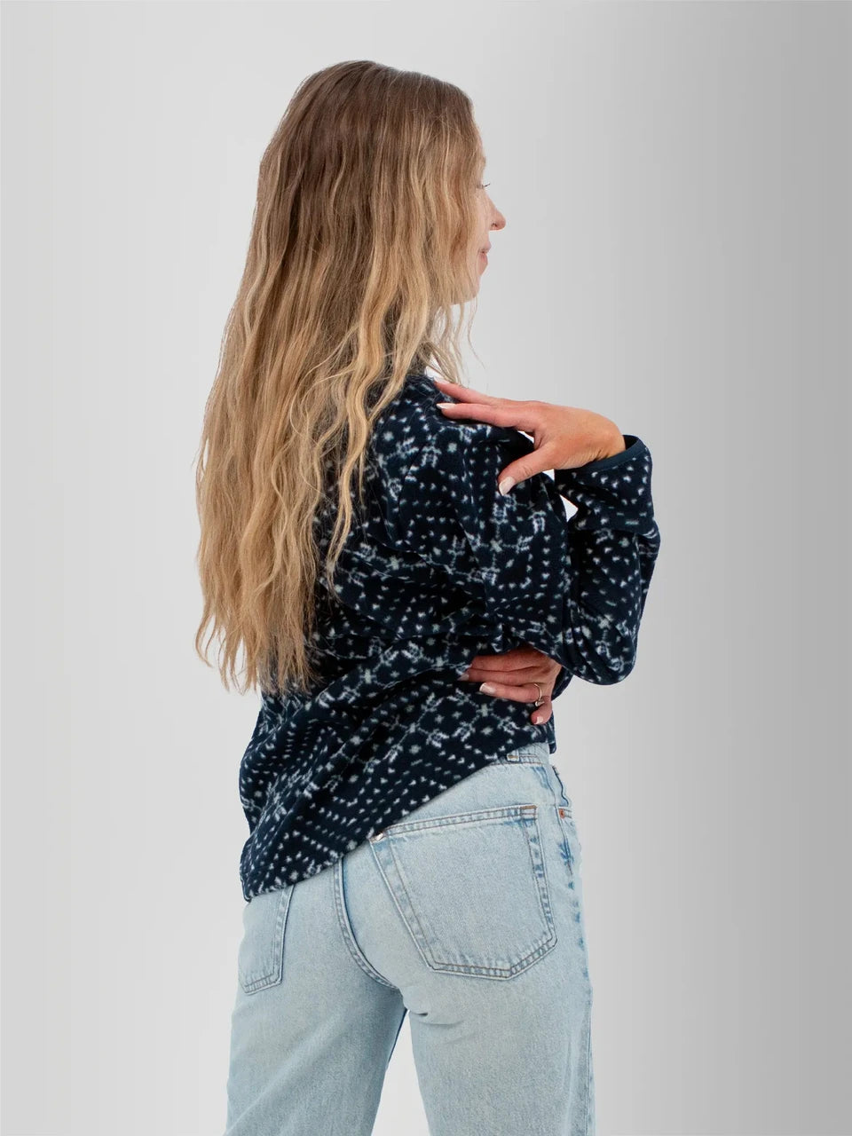 Old Ranch Lucy Drift Printed Microfleece Pullover