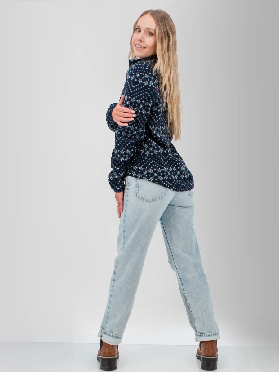 Old Ranch Lucy Drift Printed Microfleece Pullover
