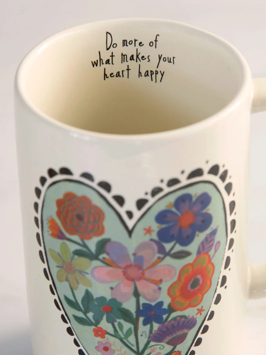 Heart Happy Latte Mug