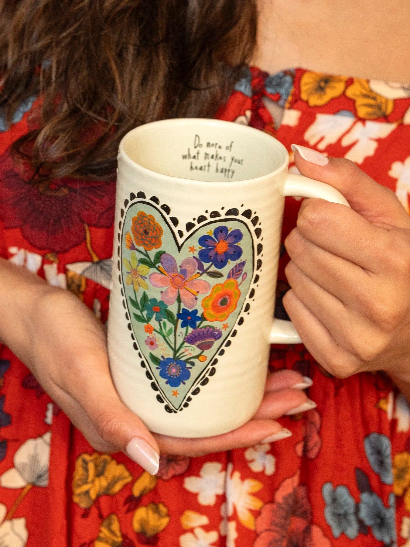 Heart Happy Latte Mug