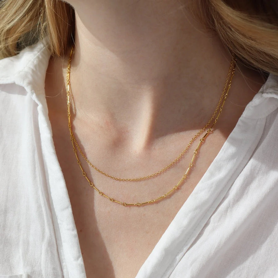 Token Equinox Double Necklace