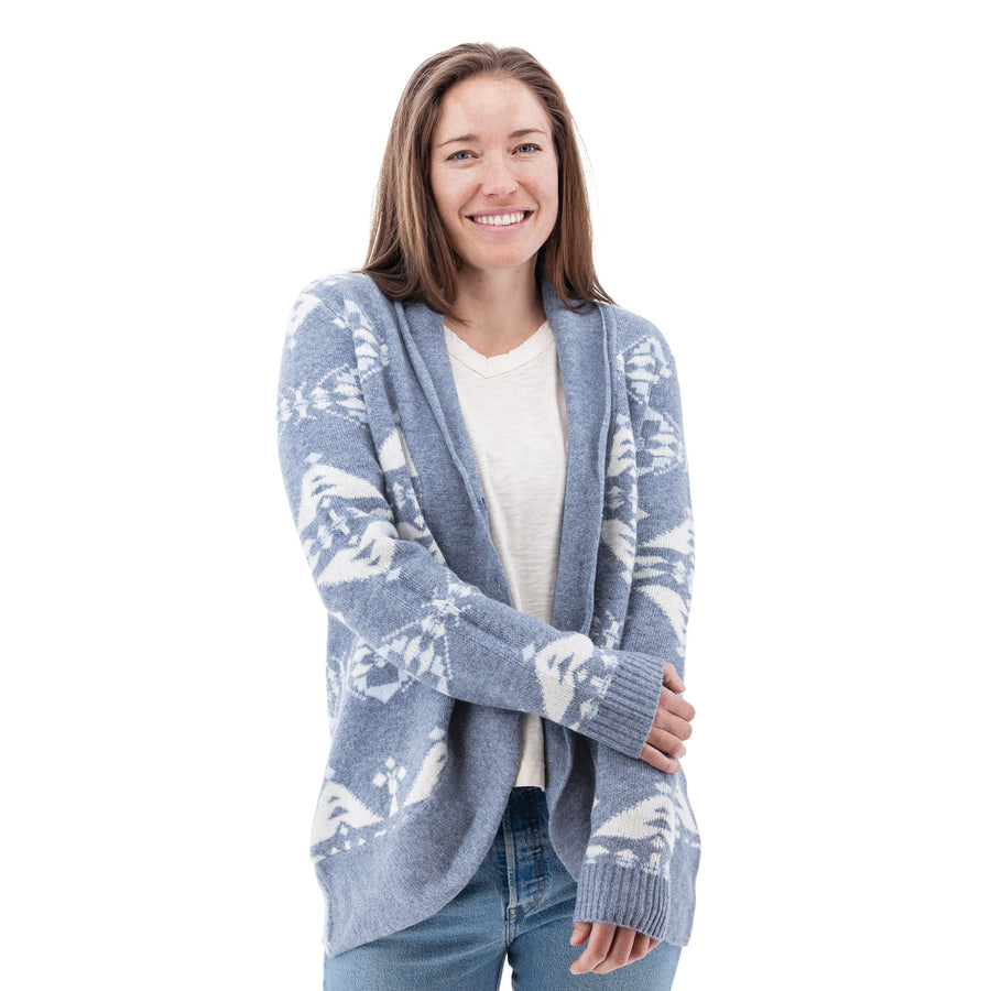 Willa Southwestern Shawl Collar Cardigan