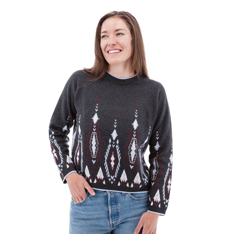 Diamond Jacquard Sweater