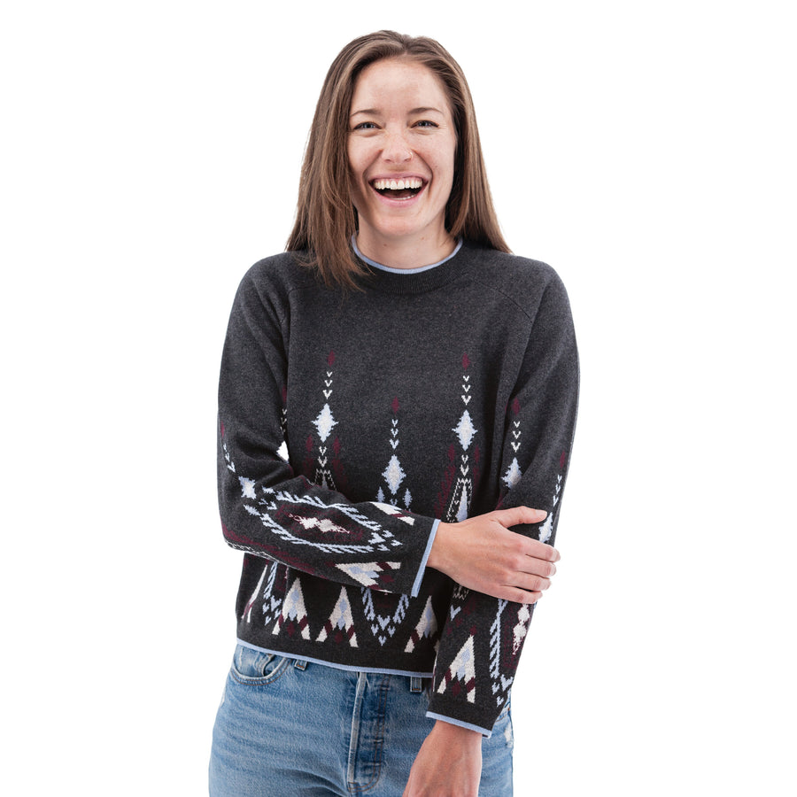 Diamond Jacquard Sweater