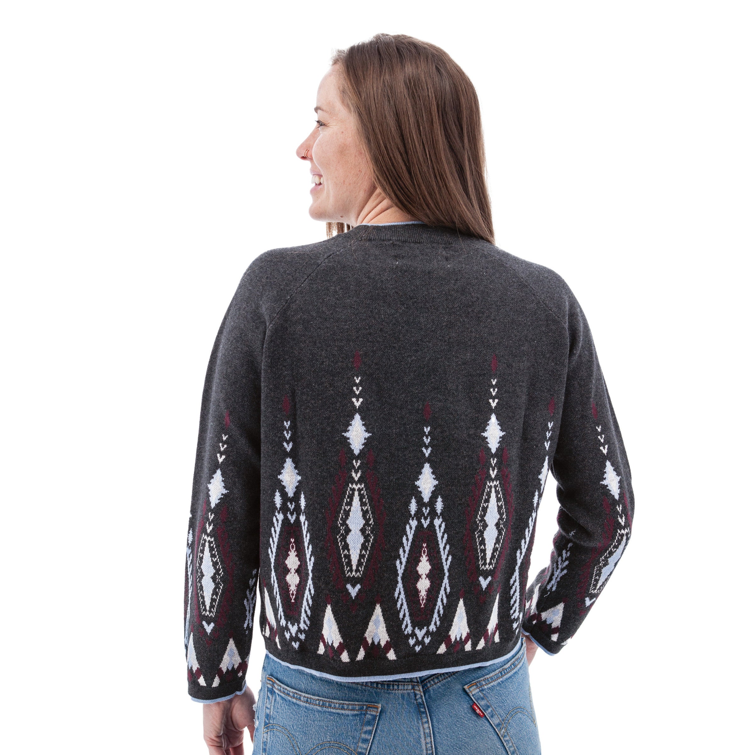 Diamond Jacquard Sweater