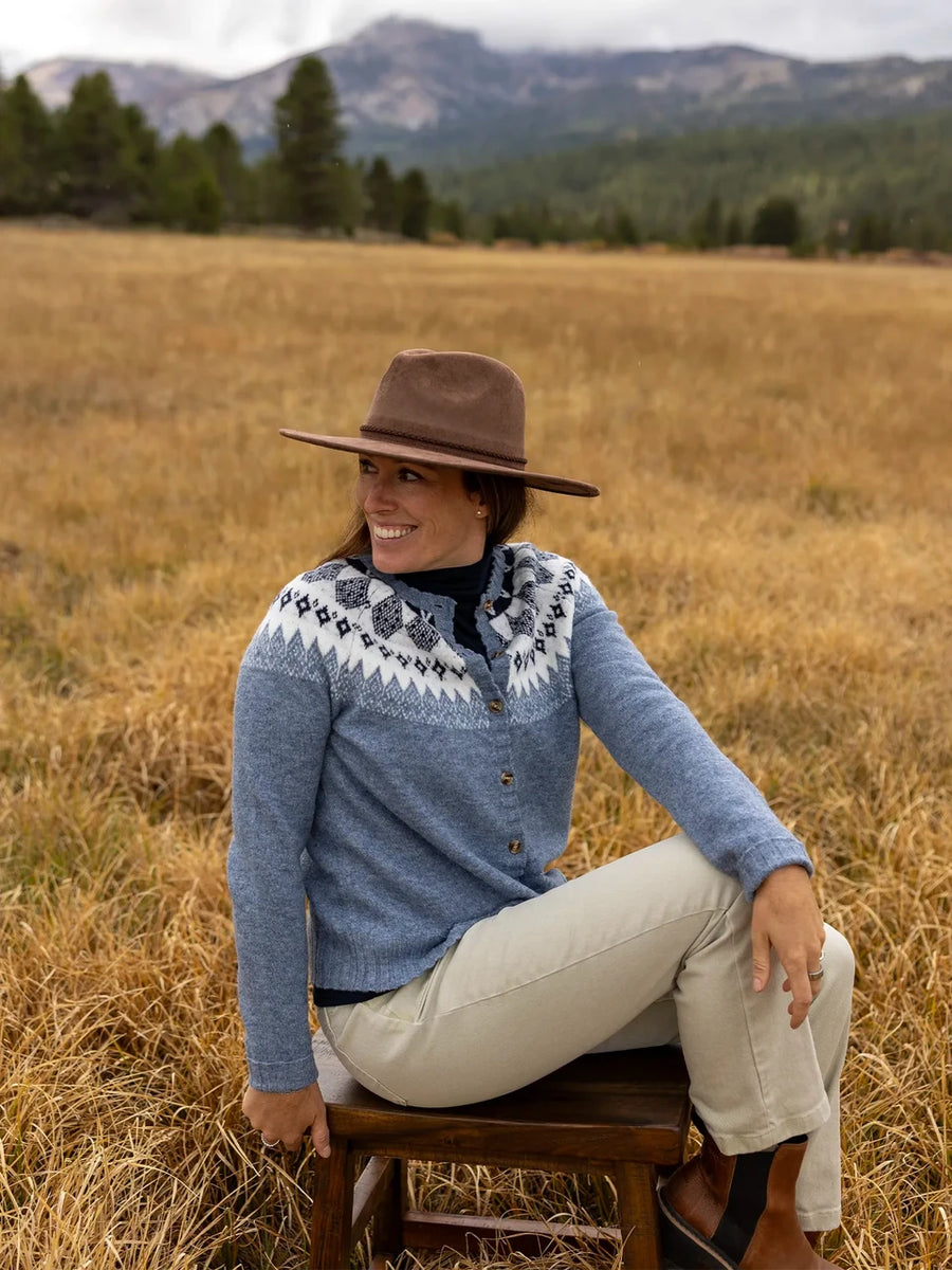 Old Ranch Women's Reine Fair Isle Cardigan