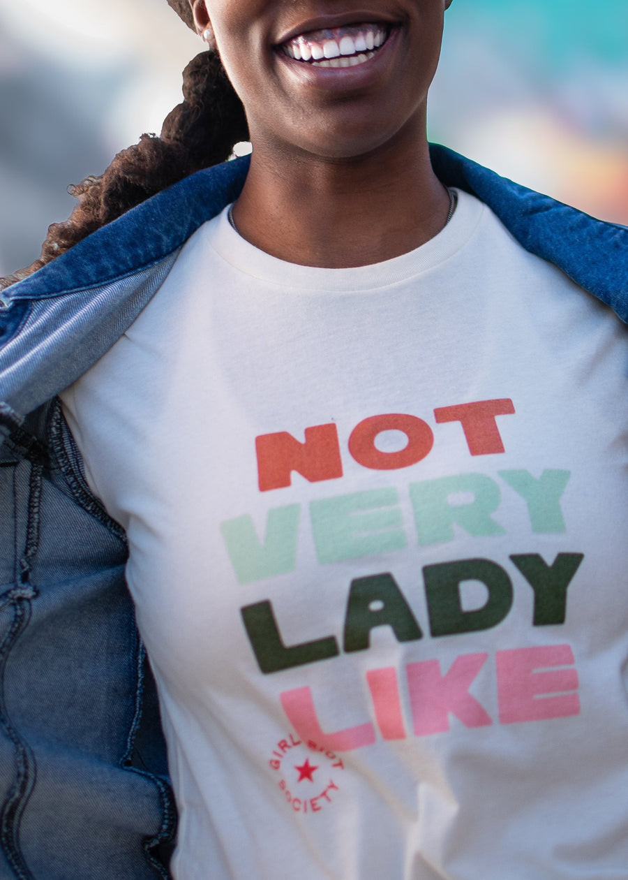 Girl Riot Not Very Lady Like Tee