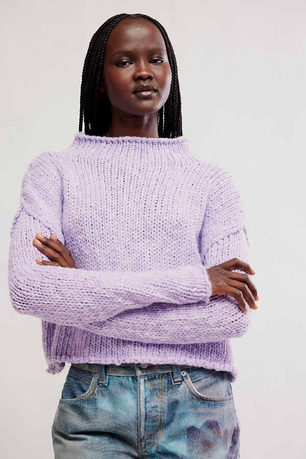 Free People Opal Rollneck Knit Sweater