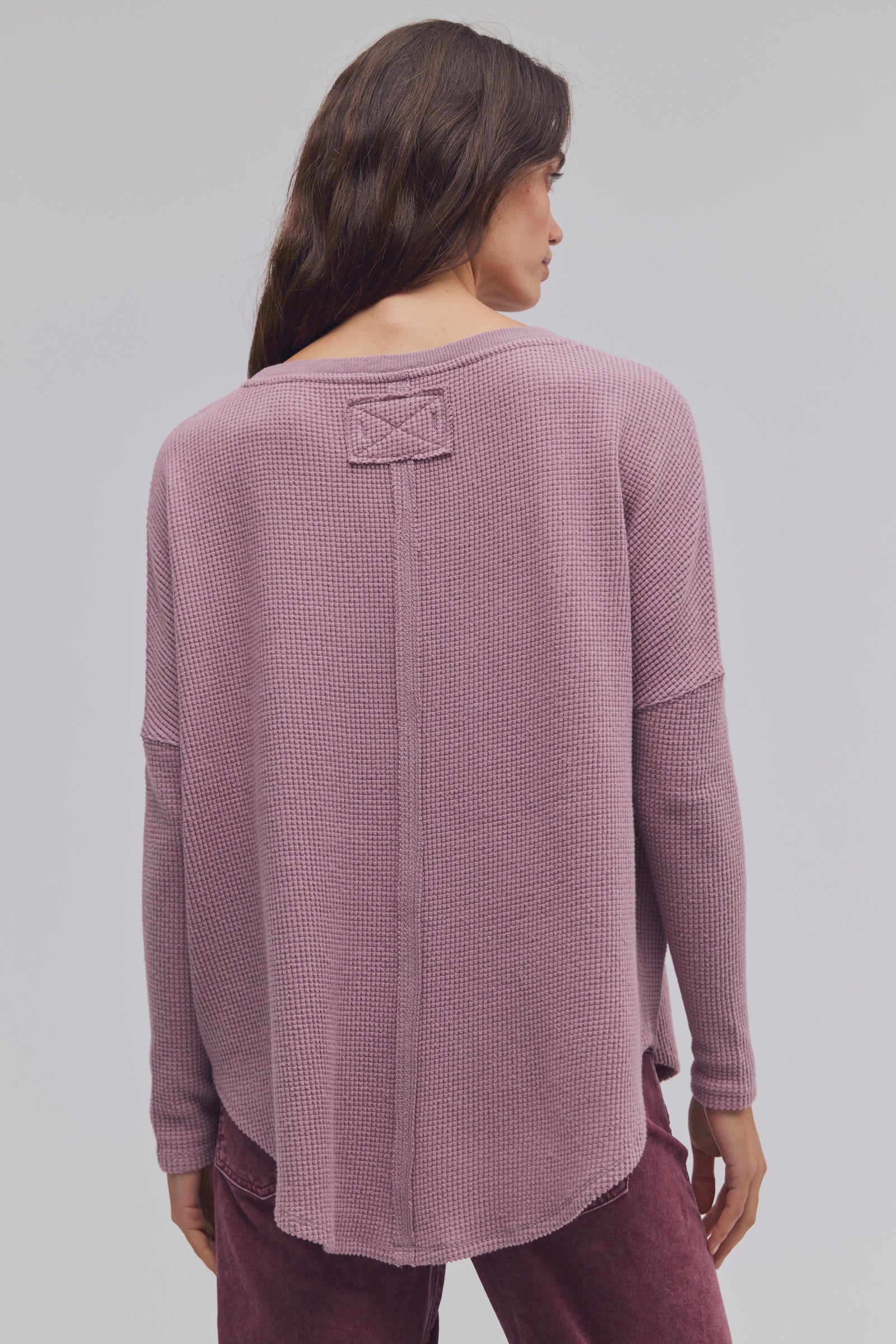 Free People We The Free Latte Blues Thermal Solid