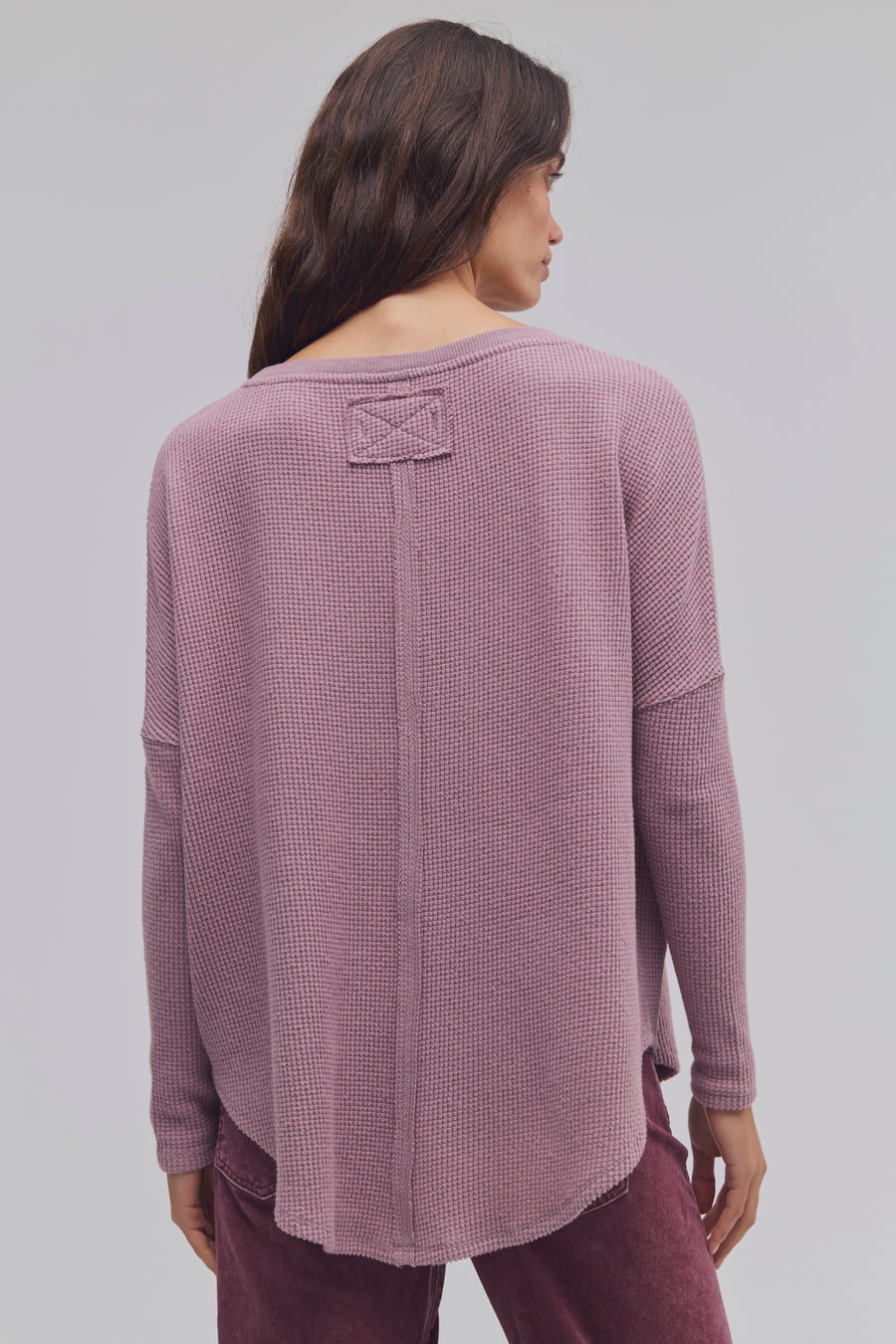 Free People We The Free Latte Blues Thermal Solid