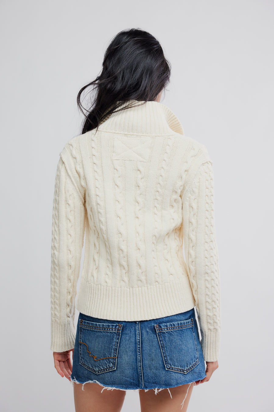 Free People We The Free Cable Collar Cardigan