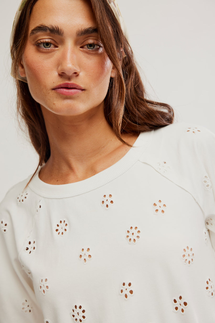 Jessie Eyelet Tee