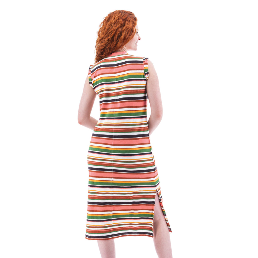 Aventura Summerville Striped Midi Dress