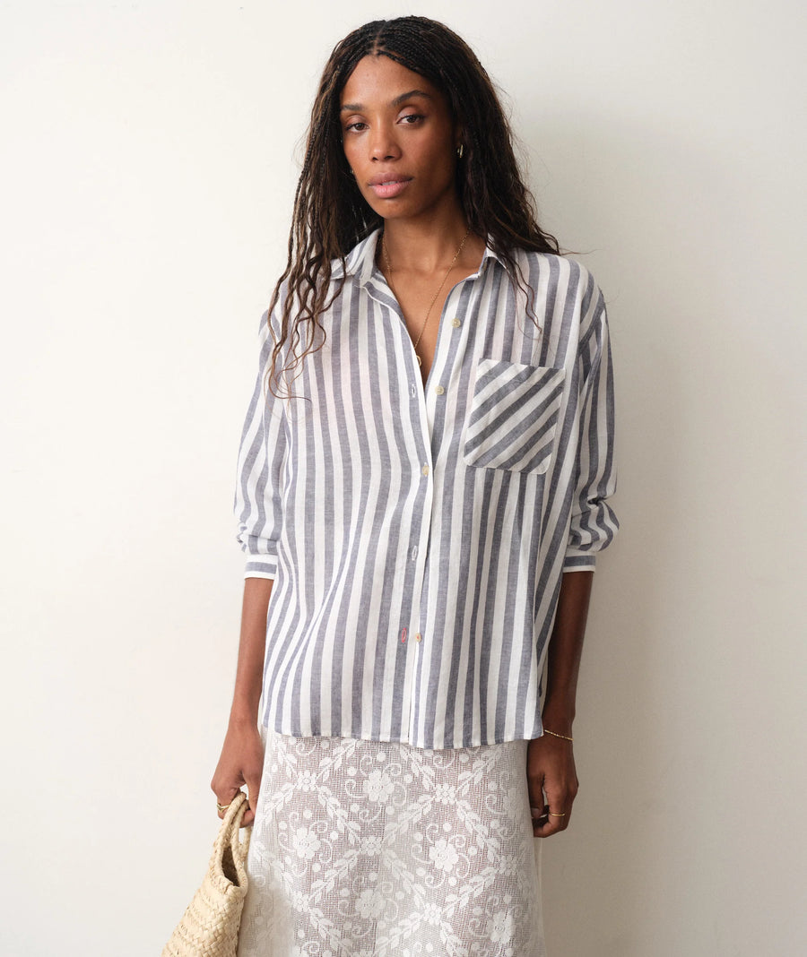 Marine Layer Jane Relaxed Linen Shirt