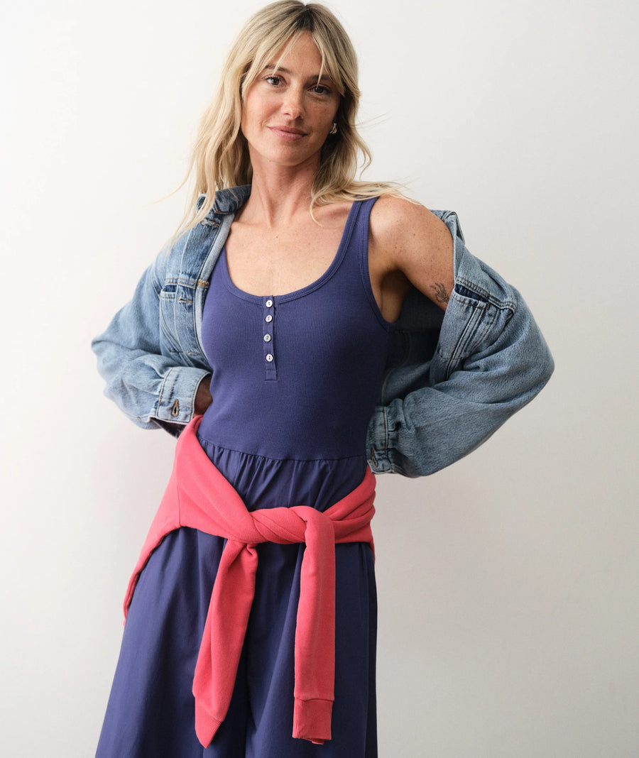 Marine Layer Lexi Rib Split Dress