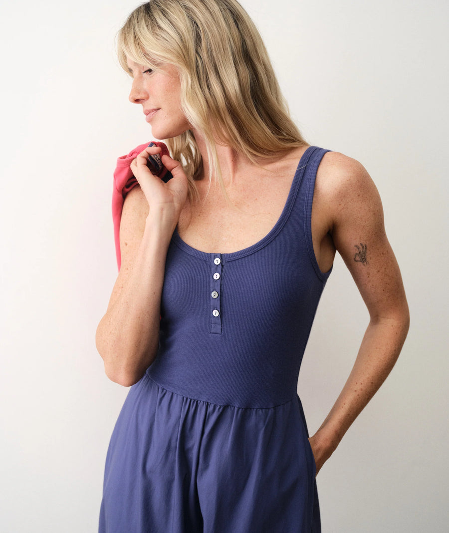 Marine Layer Lexi Rib Split Dress