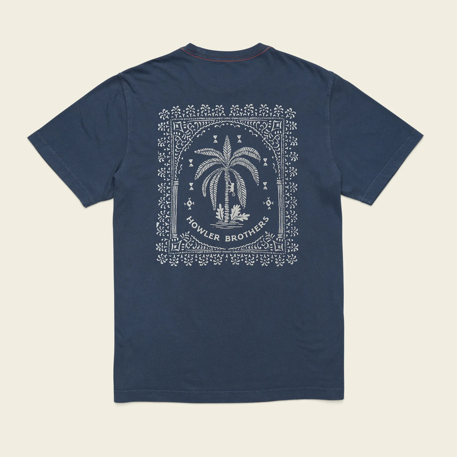Palmetto Print Cotton T-Shirt