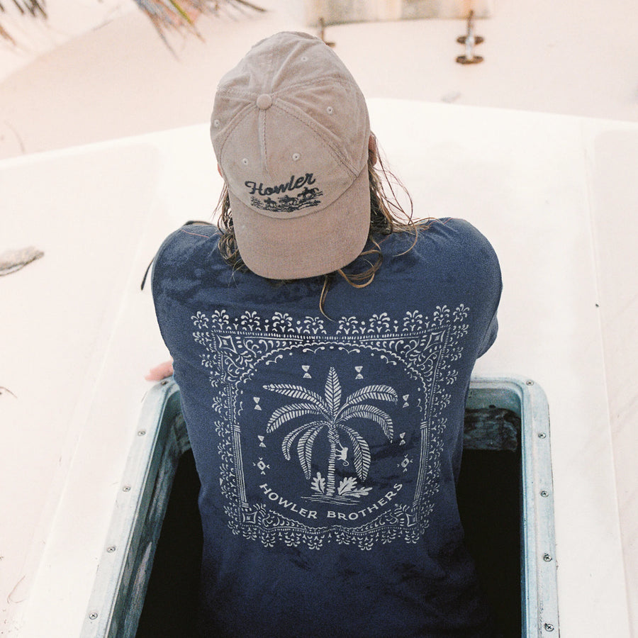 Palmetto Print Cotton T-Shirt