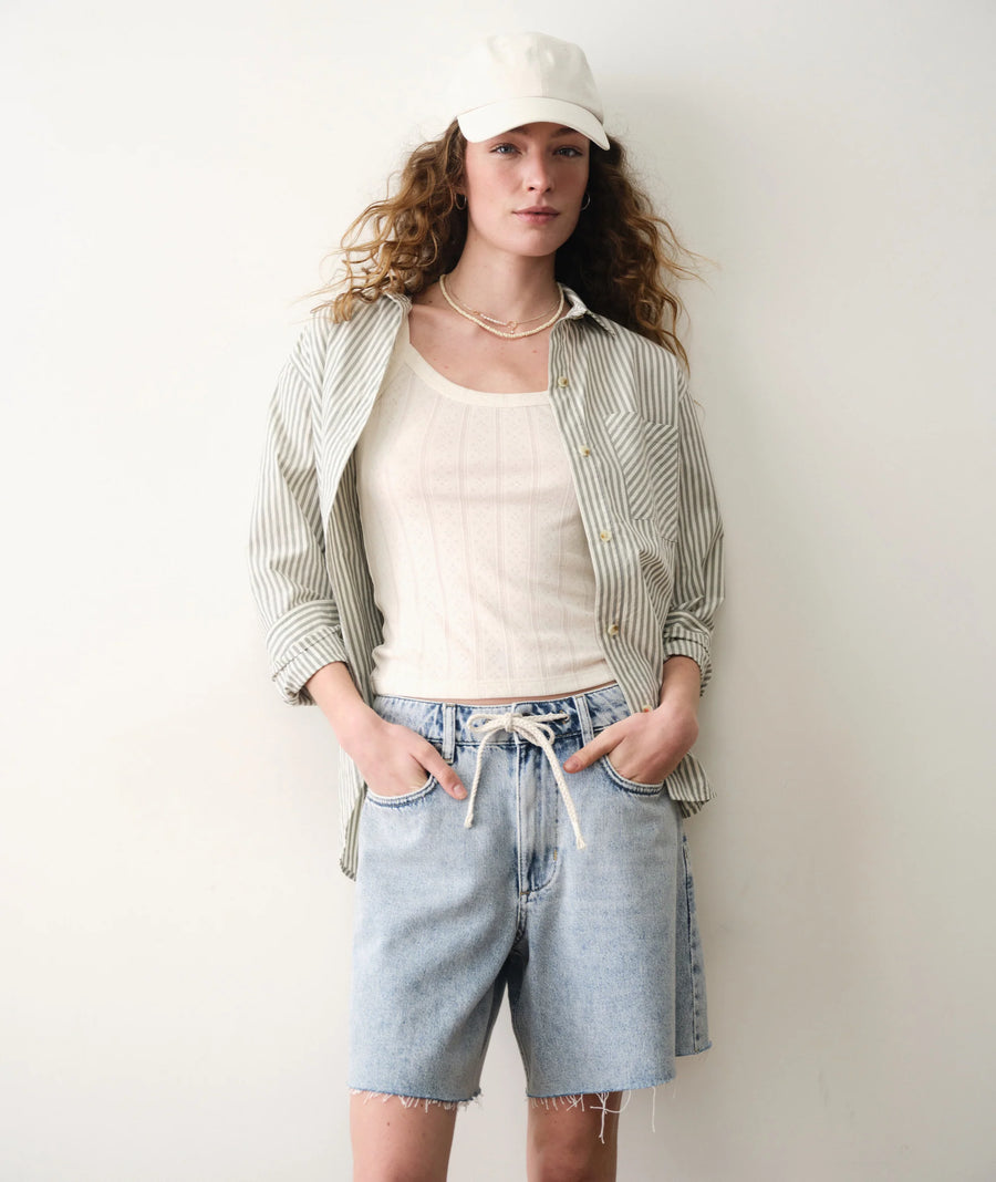 Marine Layer Rosalie Denim Bermuda Short