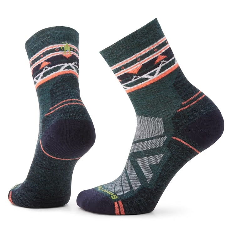 Smartwool Women's Hike Zig Zag Valley Mid Crew Socks