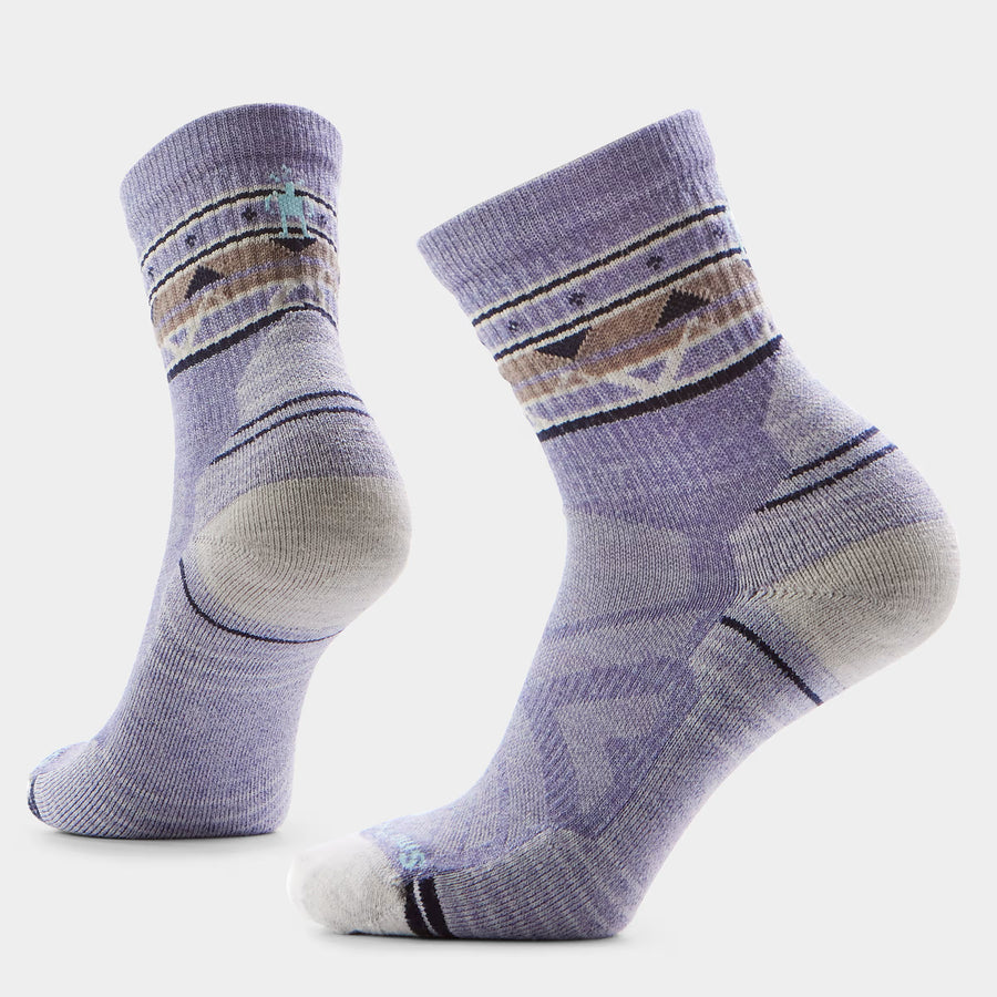 Women's Hike Zig Zag Valley Mid Crew Socks