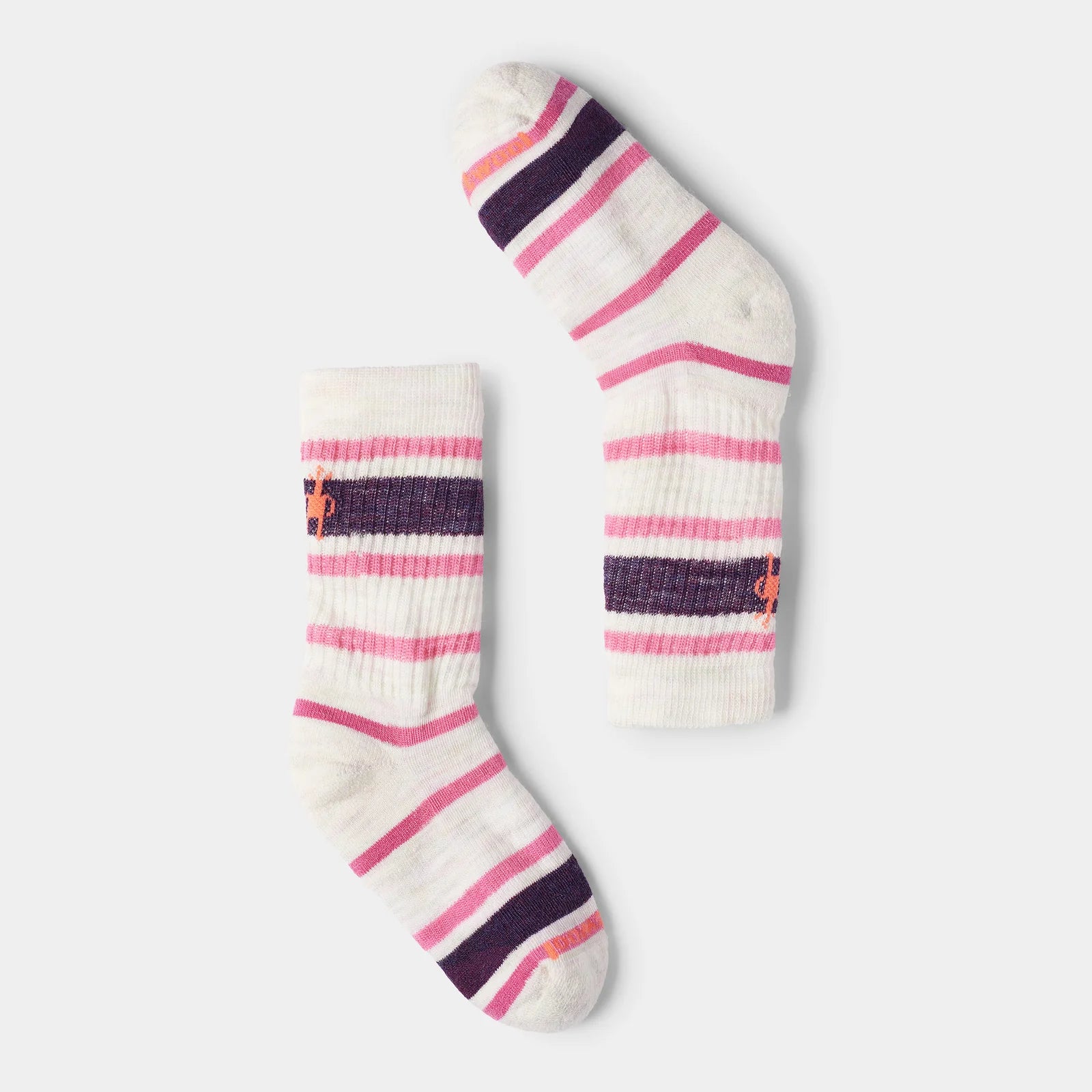 Smartwool Kids' Hike Striped Crew Socks