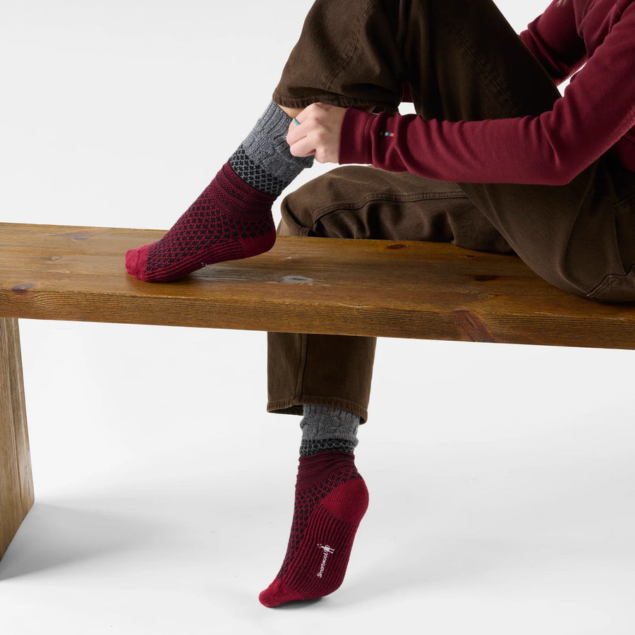 Smartwool Women's Everyday Cozy Popcorn Cable Crew Socks