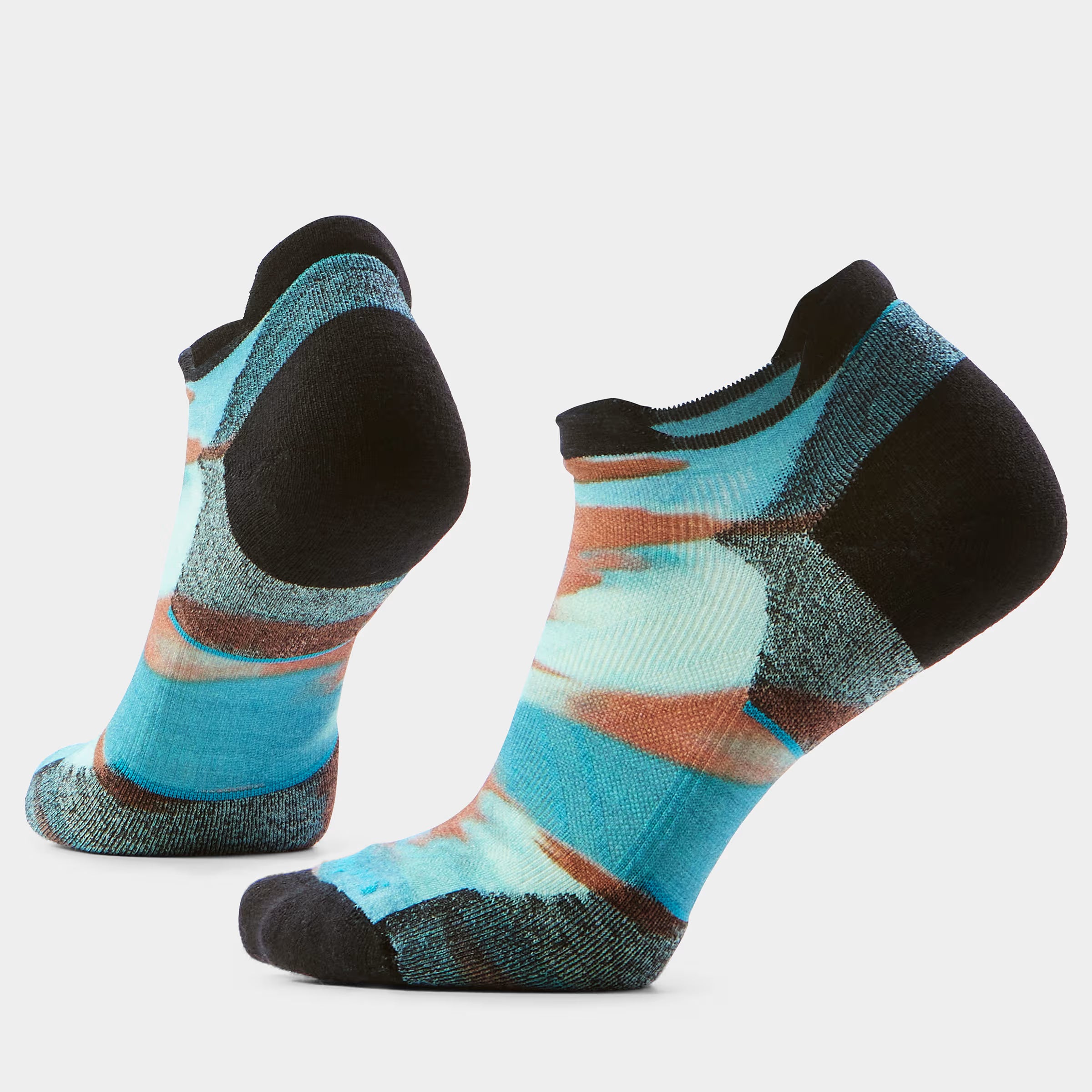 Women's Run Brushed Print Targeted Cushion Low Ankle Socks