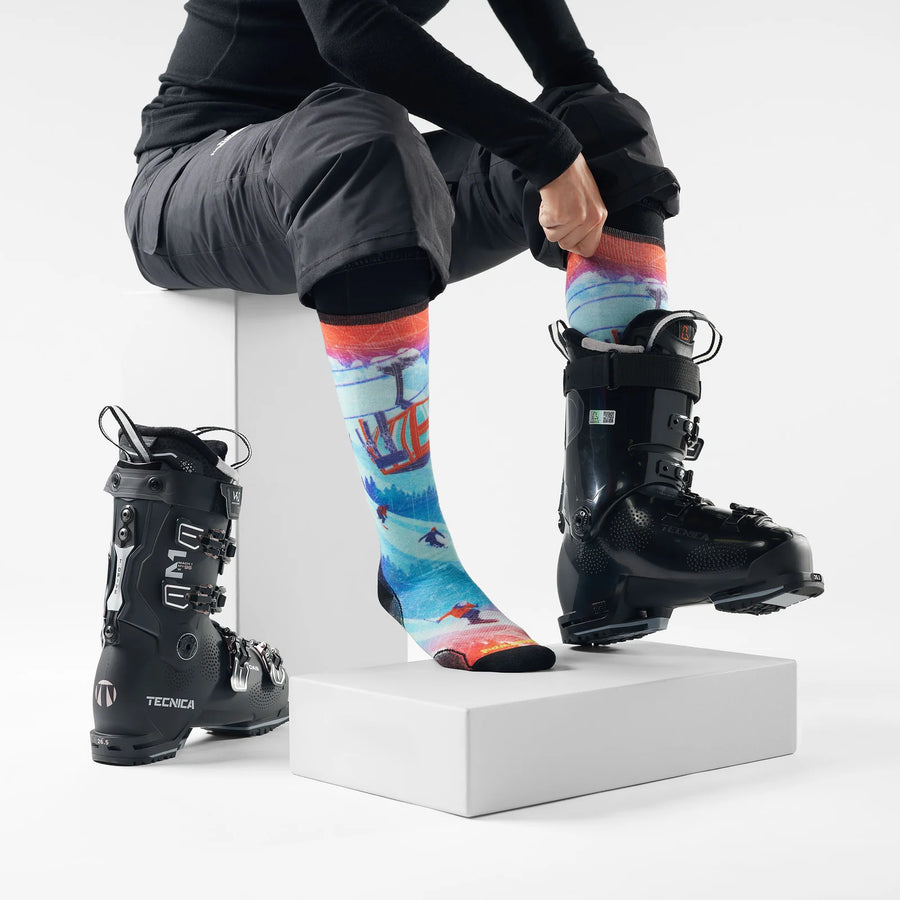 Smartwool Men's Ski Day Print Over The Calf Socks