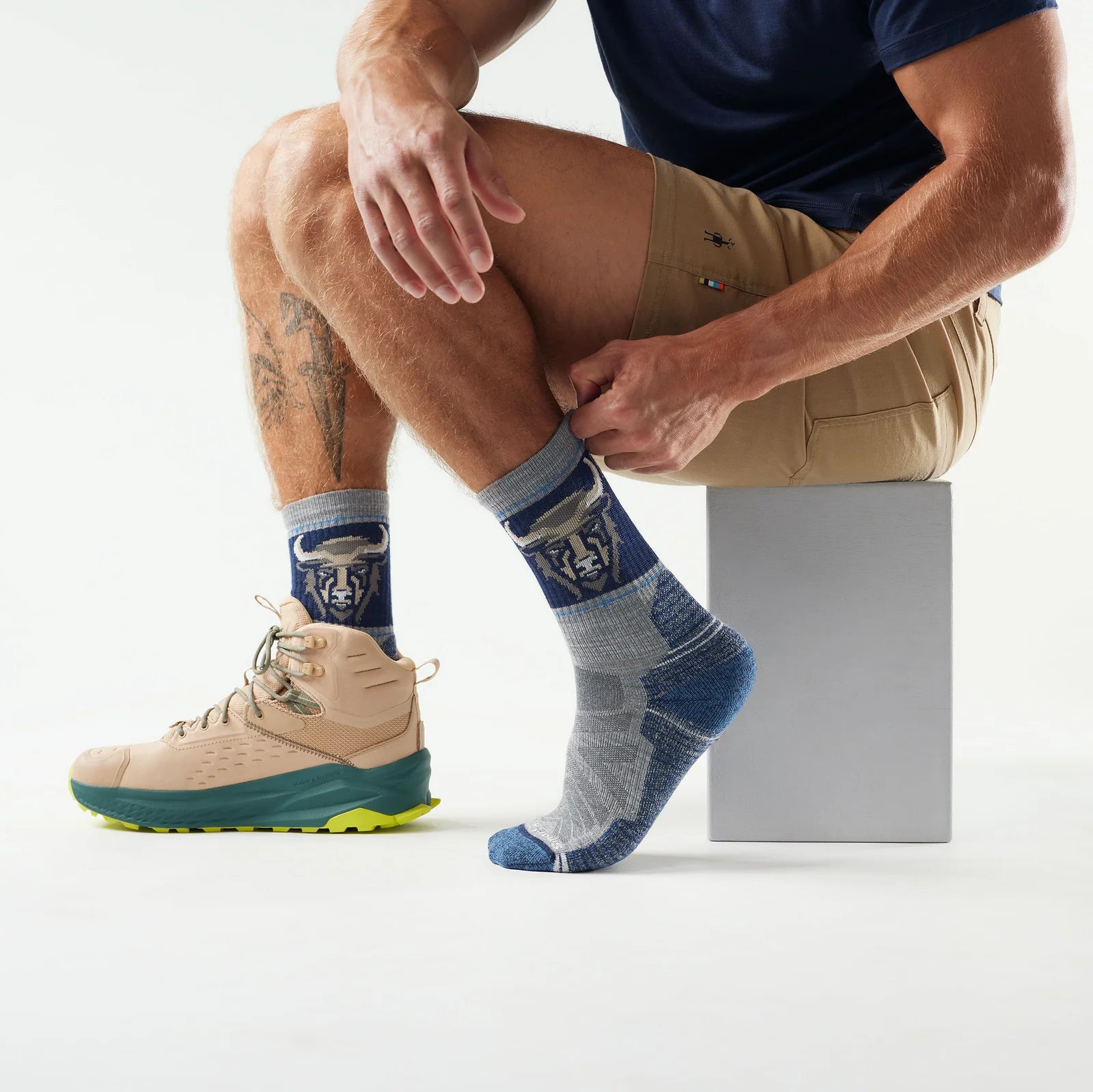 Smartwool Men's Hike Bison Crew Socks