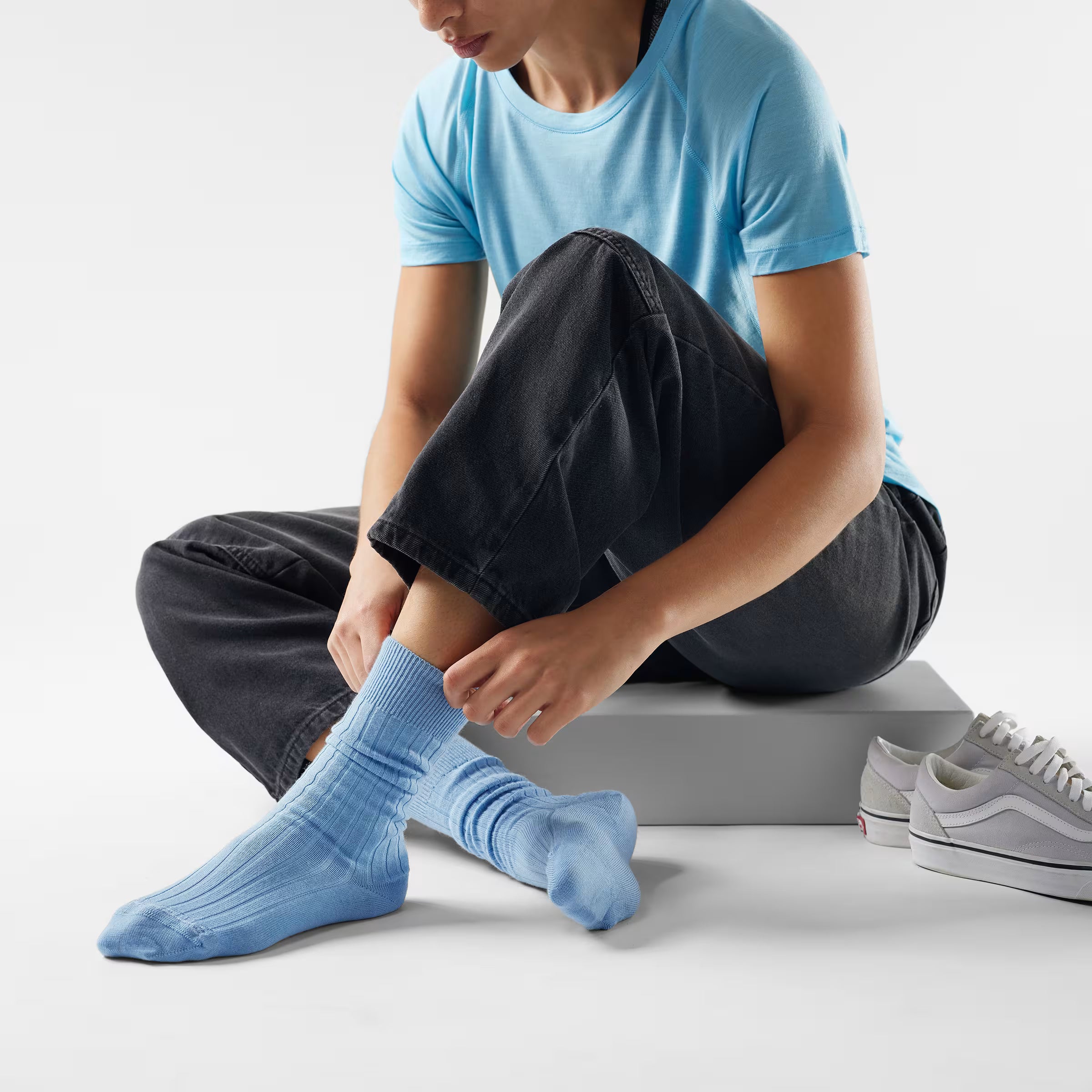 Women's Everyday Slouchy Rib Tall Crew Socks