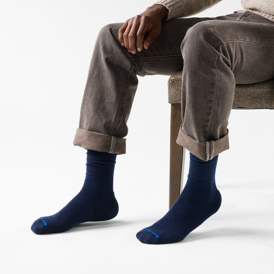 Smartwool Men's Everyday Solid Rib Crew Socks