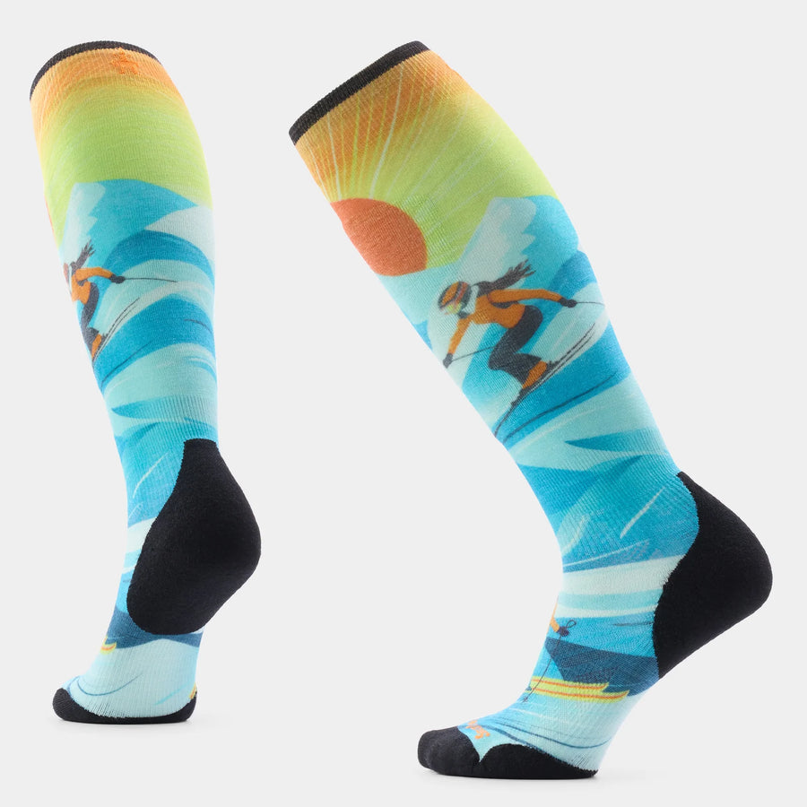 Smartwool Women's Ski Steep Days Print Over the Calf Socks
