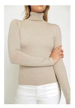 Load image into Gallery viewer, Mystree Fitted Turtleneck Sweater
