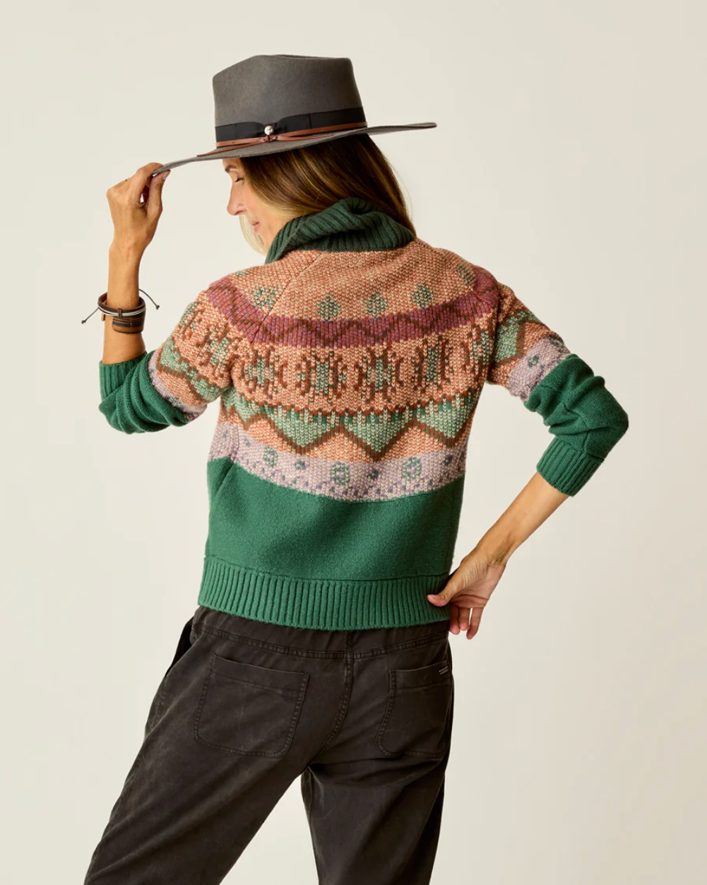 Neve Fairisle Turtleneck