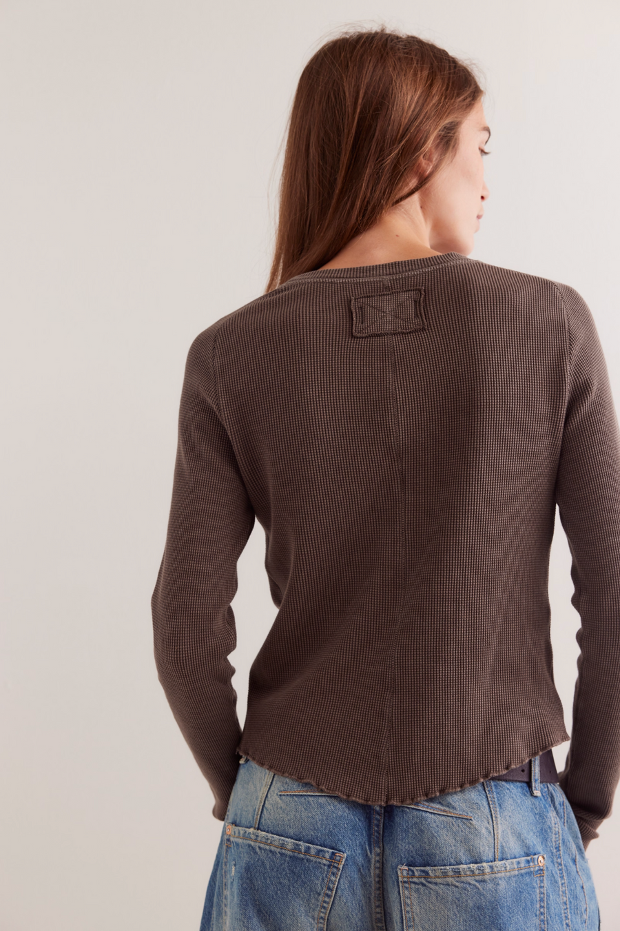 Free People We The Free Easy Does It Long Sleeve Tee