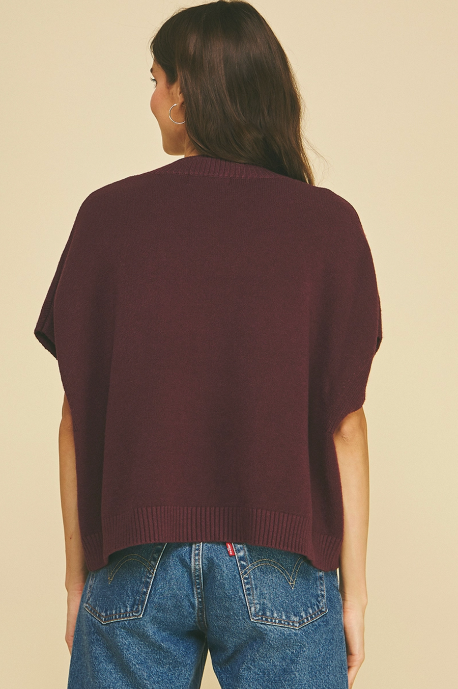 PINCH Dropped Shoulder Sweater Top
