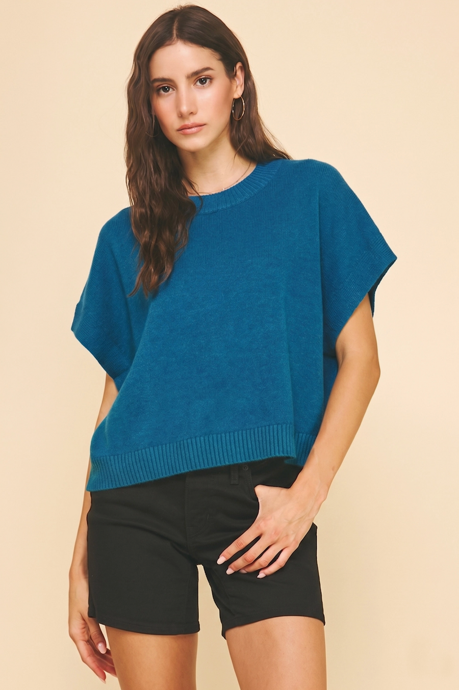 PINCH Dropped Shoulder Sweater Top