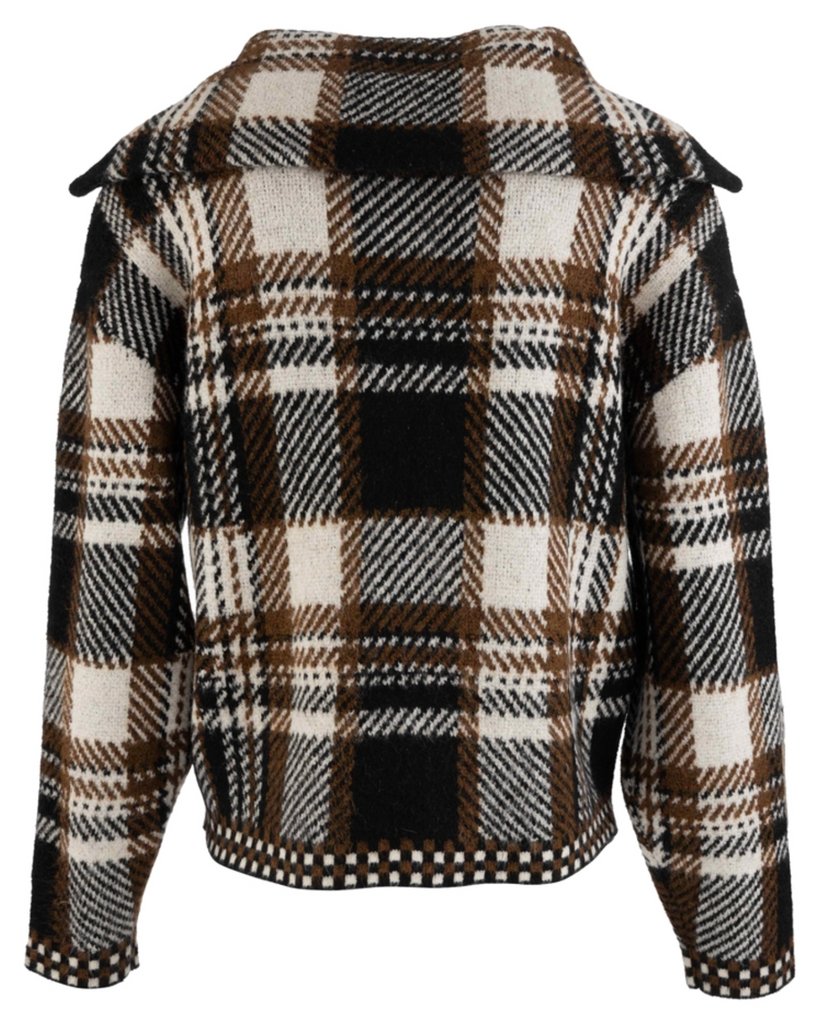 KUT Rue Zip Up Sweater Knit Jacket
