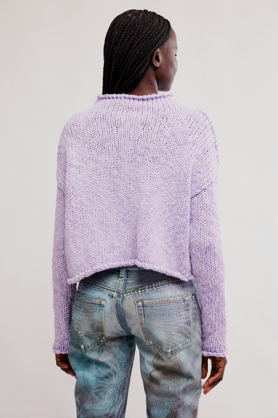 Free People Opal Rollneck Knit Sweater