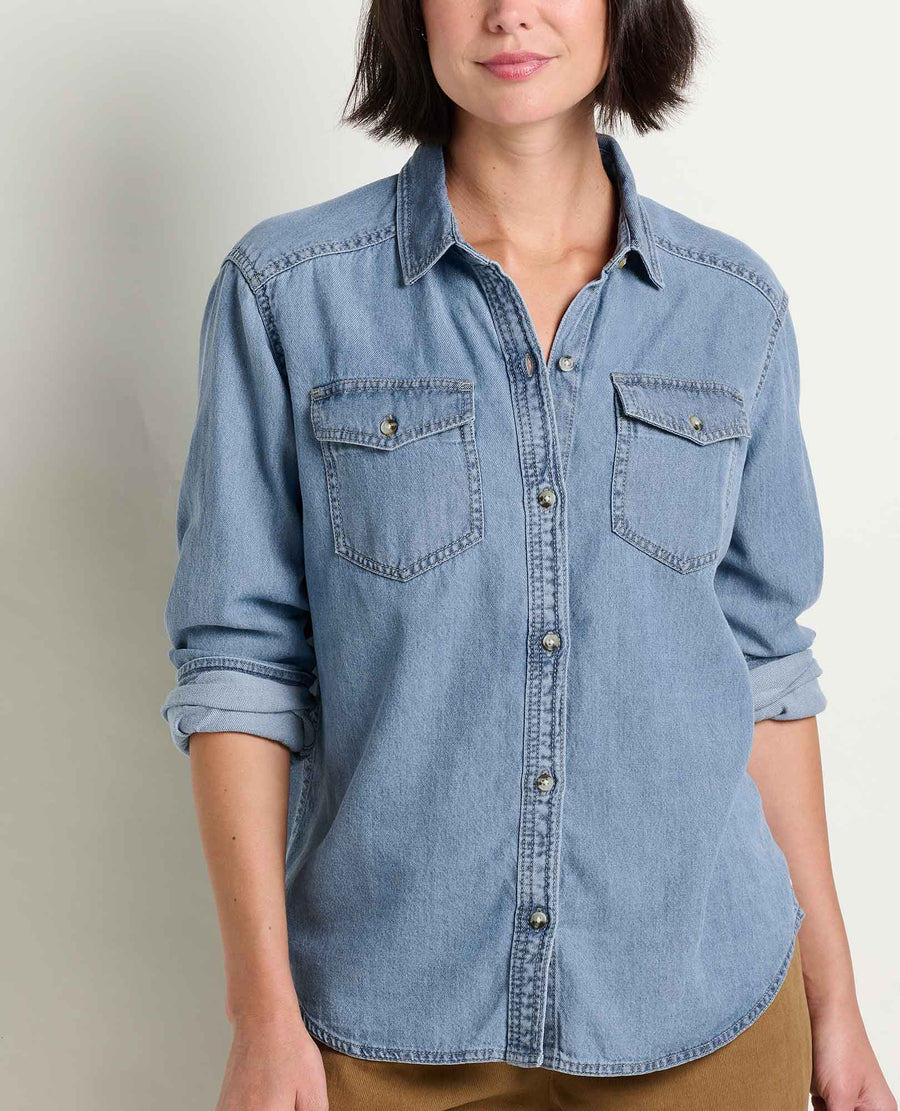Toad&Co Women's Piñon Soft Denim Shirt