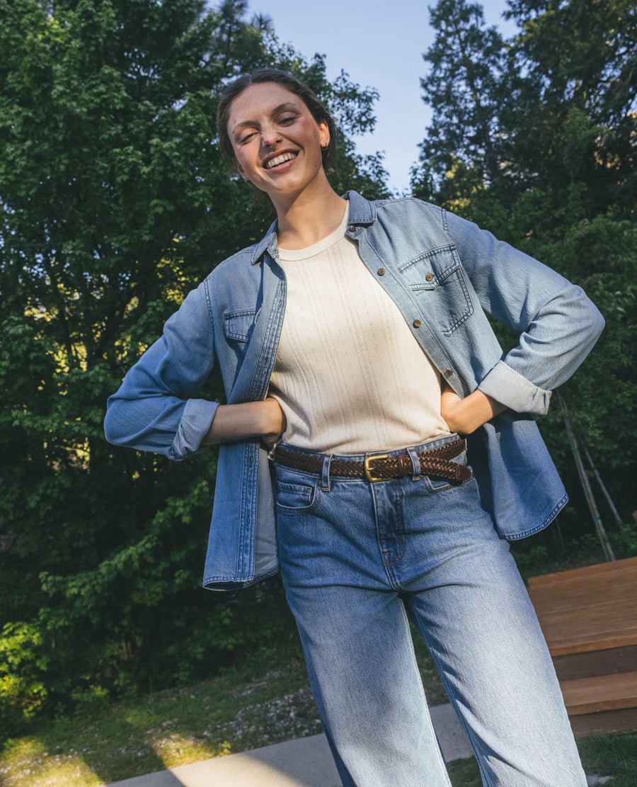 Toad&Co Women's Piñon Soft Denim Shirt