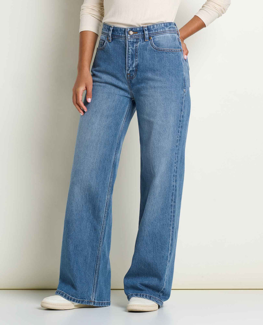 Toad&Co Tamarack Wide Leg Blue Jean