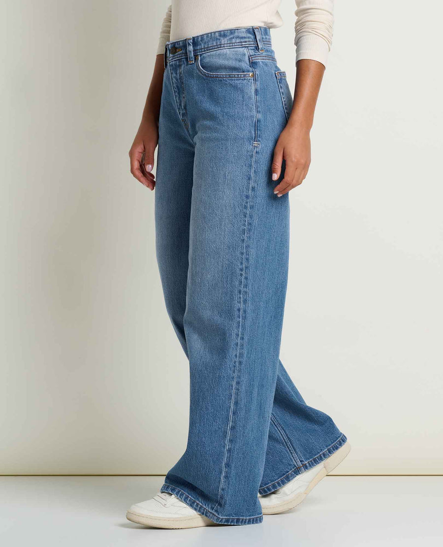 Toad&Co Tamarack Wide Leg Blue Jean