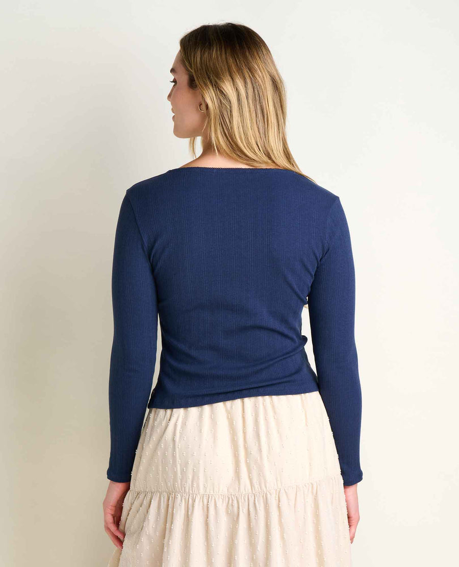 Toad&Co Rosalie Long Sleeve Square Neck Tee