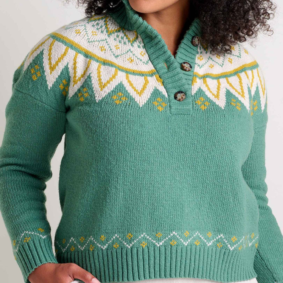 Toad & Co Moss Point Henley Sweater