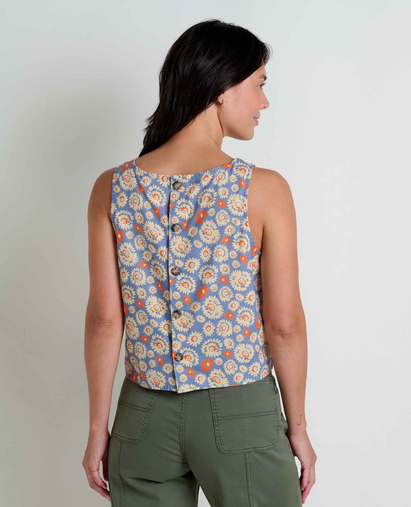 Toad & Co Taj Hemp Button Back Tank II