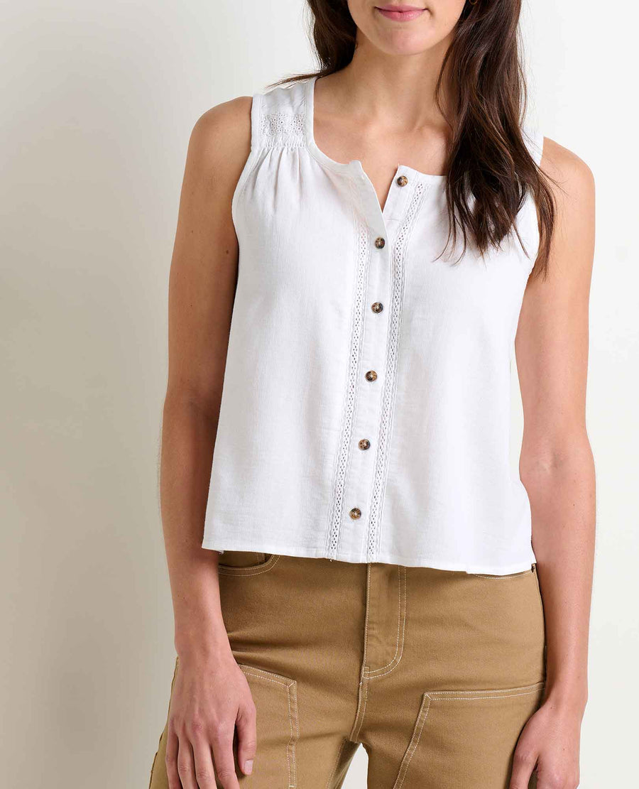 Toad & Co Manzana Button Front Tank