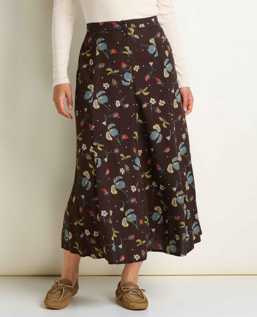 Toad&Co Manzana Paneled Midi Skirt
