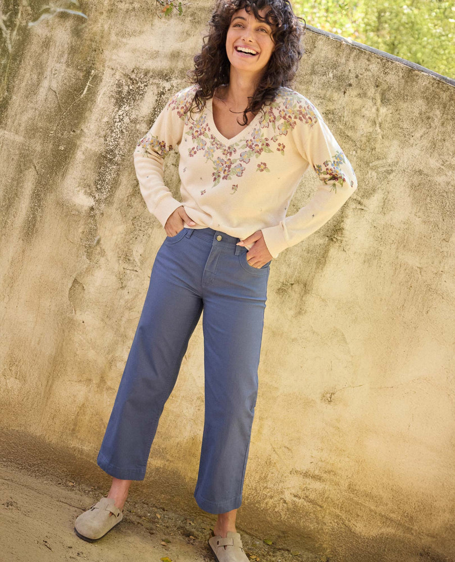 Toad&Co Earthworks Wide Leg Crop Pant